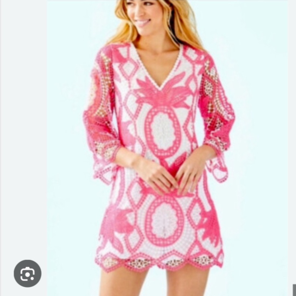 Lilly Pulitzer Pink and White Jumpsuit
